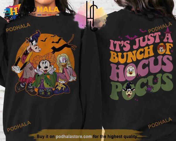 Minnie and Friends Cosplay Hocus Pocus Shirt, Disney Sanderson Sisters Halloween Gift
