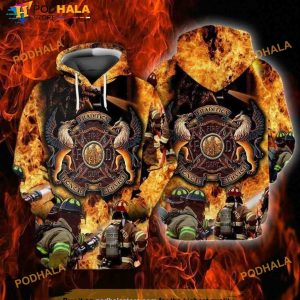 Momerial Day Firefighter Tradition Honor Service 3D Hoodie, 3D Sweatshirt