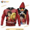 Monkey D Luffy One Piece Anime Manga 3D Hoodie, 3D Sweatshirt