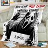 Mugshot Scream Ghostface Halloween Blanket, This Is My True Crime Watching Blanket