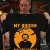 My Broom Broke So Now I Write Code Technology Engineering Halloween Shirt For Code Writer