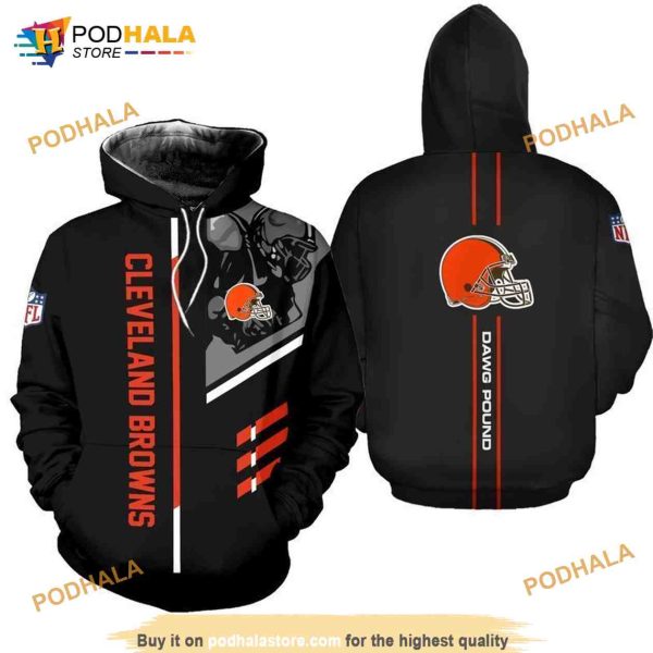 NFL Cleveland Browns 3D Up Hoodie