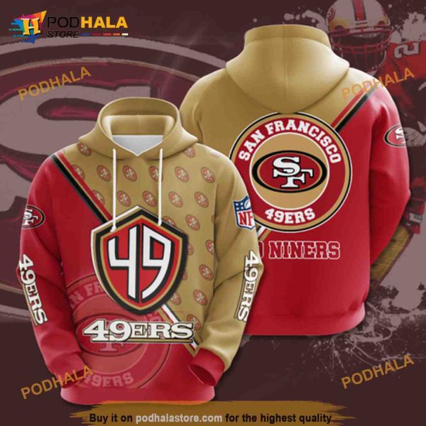 NFL San Francisco 49ers 3D Hoodie, 3D Sweatshirt