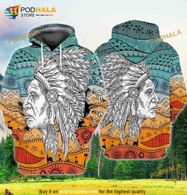 Native Pride 3D Hoodie, 3D Sweatshirt