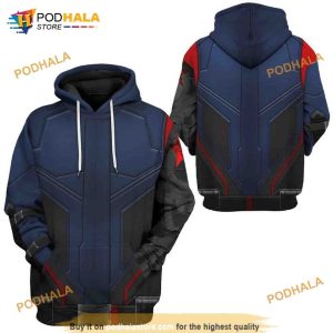 New Winter Soldier Over Print 3D Hoodie, 3D Sweatshirt