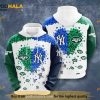 New York Yankees Green 3D Hoodie, Sweatshirt