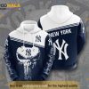 New York Yankees Skull 3D Hoodie, Sweatshirt