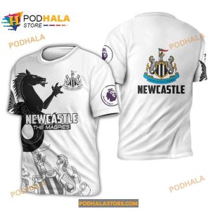 Newcastle The Magpies Black White Fans Hoodie Sweatshirt 3D 3
