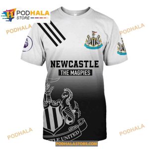 Newcastle The Magpies Saturated Color Fans Hoodie Sweatshirt 3D 3