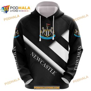 Newcastle United FC Cross Pattern Fans Hoodie Sweatshirt 3D 1