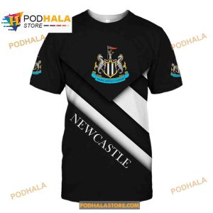 Newcastle United FC Cross Pattern Fans Hoodie Sweatshirt 3D 3