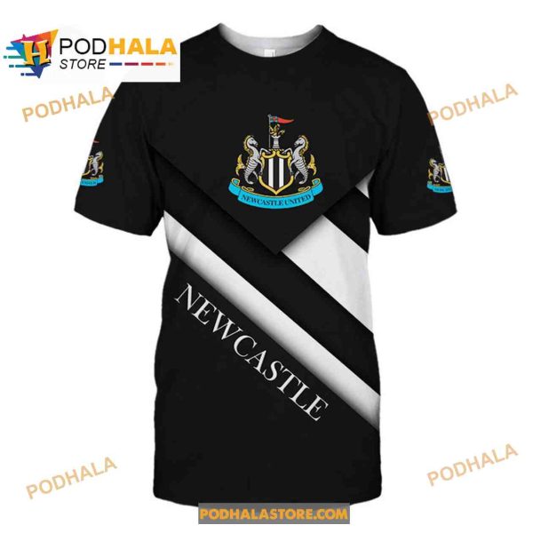 Newcastle United FC Cross Pattern Fans Hoodie Sweatshirt 3D