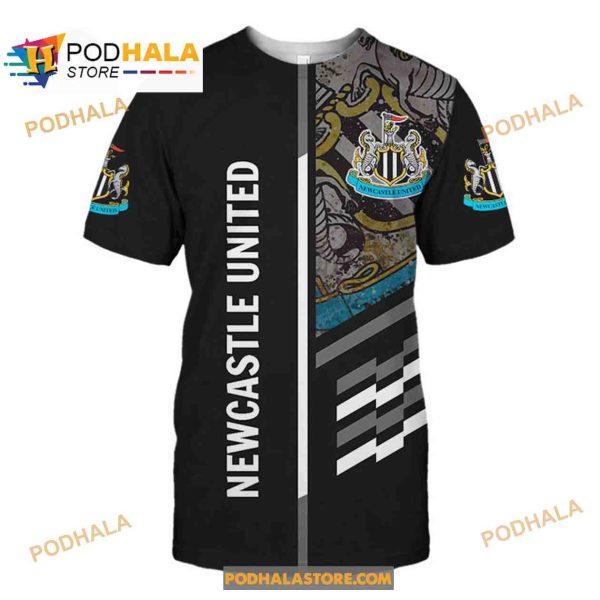 Newcastle United FC Stripe Pattern Fans Hoodie Sweatshirt 3D