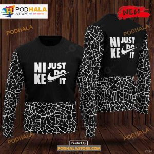 Nike Black Fashion Just Do It Special Luxury Design 3D Hoodie Sweatshirt 3