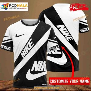 Nike Black White Color Custom Luxury Design 3D Hoodie Sweatshirt 3