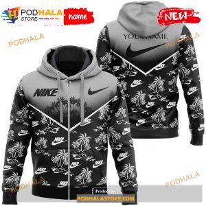 Nike Custom Coconut Tree Luxury Design Style US Nike 3D Hoodie 2