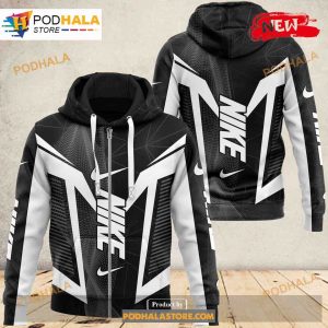 Nike Fashion Black White Premium Design Luxury US 3D Hoodie Sweatshirt 2