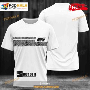 Nike Fashion White Just Do It Luxury Design 3D Hoodie Sweatshirt 2