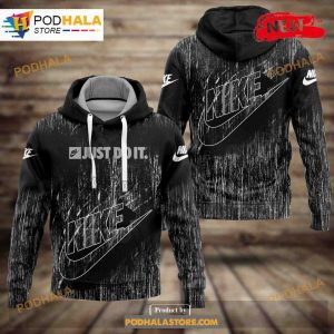 Nike logo black white 3D Hoodie - LIMITED EDITION