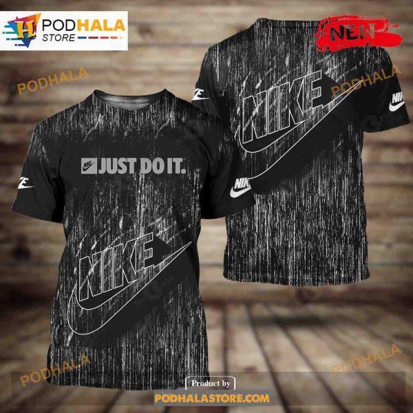 Nike Gray Fashion Just Do It Hot Luxury Design 3D Hoodie Sweatshirt
