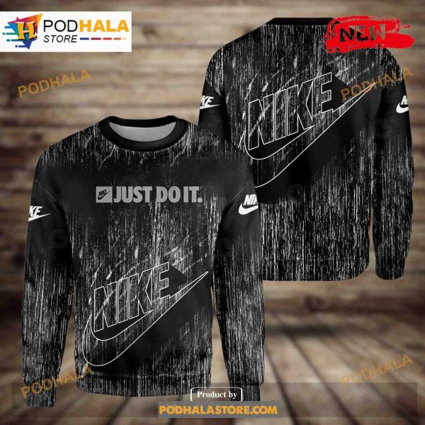 Nike Gray Fashion Just Do It Hot Luxury Design 3D Hoodie Sweatshirt