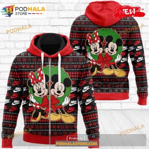 Nike Mickey Couple Fashion Luxury US 3D Hoodie Sweatshirt 2
