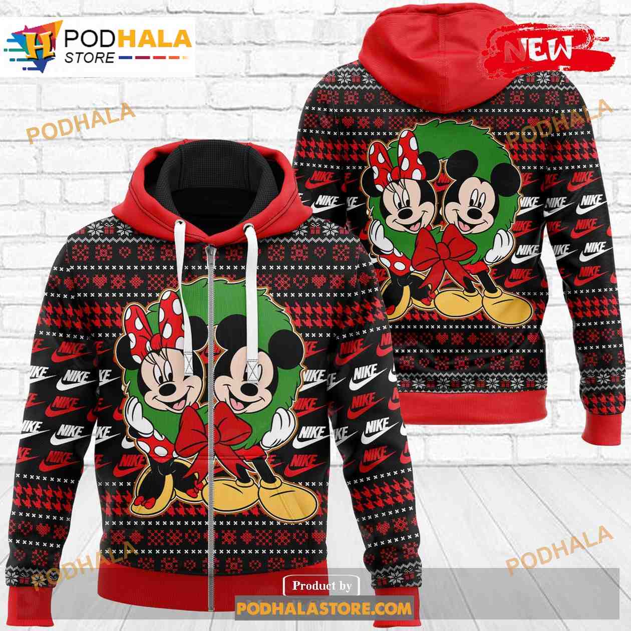 Nike Mickey Couple Fashion Luxury US 3D Hoodie Sweatshirt Nike Mickey Couple Fashion Luxury US 3D Hoodie Sweatshirt