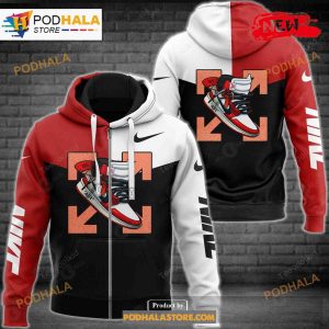 Nike Mix Color Design Air Sneakers Nike Luxury Fashion 3D Hoodie 2