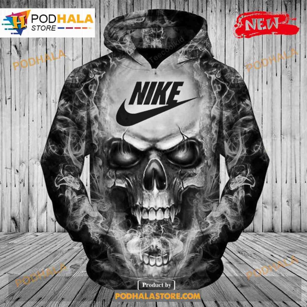 Nike skull hoodie sale