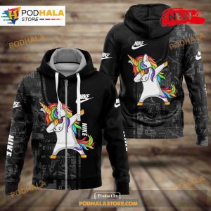 Nike Unicorn Cartoon Fashion Special Luxury Design 3D Hoodie Sweatshirt 2