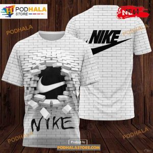Nike White Wall Fell Design Hot Luxury Design 3D Hoodie Sweatshirt 3