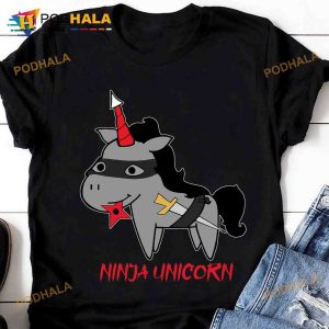 Ninja Unicorn Halloween Unicorn Ninja Ninja Costume Shirt