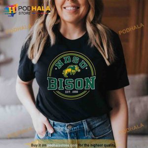 North Dakota State Bison Henley By Colosseum Trending Shirt