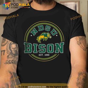 North Dakota State Bison Henley By Colosseum Trending Shirt 2