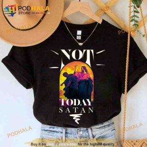Not Today Satan Halloween Day Halloween Costume Jesus Chirst Shirt