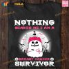 Nothing Scares Me I Am A Breast Cancer Survivor Breast Cancer Awareness Halloween Shirt