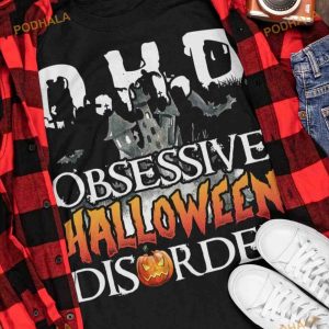 O.H.D People Obsessive Halloween Disorder Halloween Pumpkin Halloween Shirt