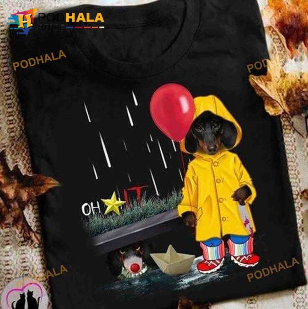 Oh It It Movie Dachshund It Character Horror Movie Halloween Shirt