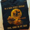 On A Dark Desert Highway Cool Wind In My Hair Halloween Witch Biker Shirt