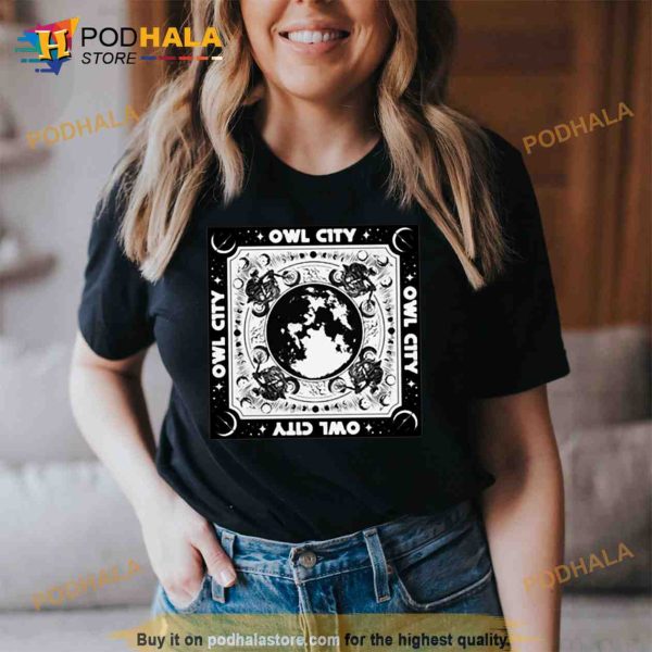 Owl City Moon Cycle Bandana Trending Shirt