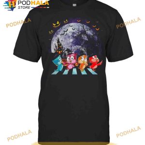 Owl Colorful Abbey Road Happy Halloween Shirt