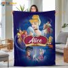 Personalized Cinde Blanket, Disney Princess Blanket Gift, Gift For Disney Lover