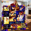 Personalized Disney Beauty and The Beast Fleece Blanket, Gifts For Disney Lovers