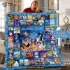 Personalized Disney Movies Characters Quilt, Gifts For Disney Lovers