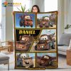 Personalized Disney Pixar Cars Characters, Lightning Mcqueen Disney Blanket