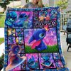 Personalized Disney Stitch Fleece Blanket, Lilo And Stitch Gifts