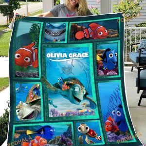 Personalized Finding Nemo Disney Fleece Blanket