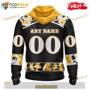 Personalized NHL Boston Bruins Grateful Dead Design Shirt 3D Hoodie 2