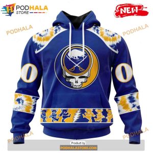Personalized NHL Buffalo Sabres Grateful Dead Design Shirt 3D Hoodie 1