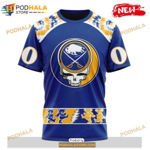 Personalized NHL Buffalo Sabres Grateful Dead Design Shirt 3D Hoodie 3